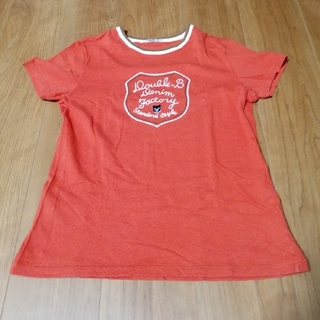 ダブルビー(DOUBLE.B)のダブルＢ オレンジTシャツ  LM(Tシャツ(半袖/袖なし))
