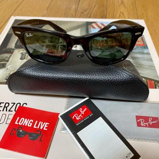 レイバン(Ray-Ban)のレイバン サングラス RAYBAN WAYFARER RB2140 47mm美品(サングラス/メガネ)