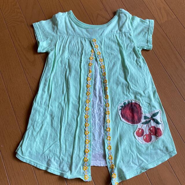 VANA VANA(バナバナ)のvanavana  フルーツパフェ　チュニック　ワンピース　120cm キッズ/ベビー/マタニティのキッズ服女の子用(90cm~)(ワンピース)の商品写真