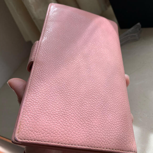 CHANEL(シャネル)の♡non♡様専用 シャネル キャビアスキン 長財布 ピンク♡♡ レディースのファッション小物(財布)の商品写真