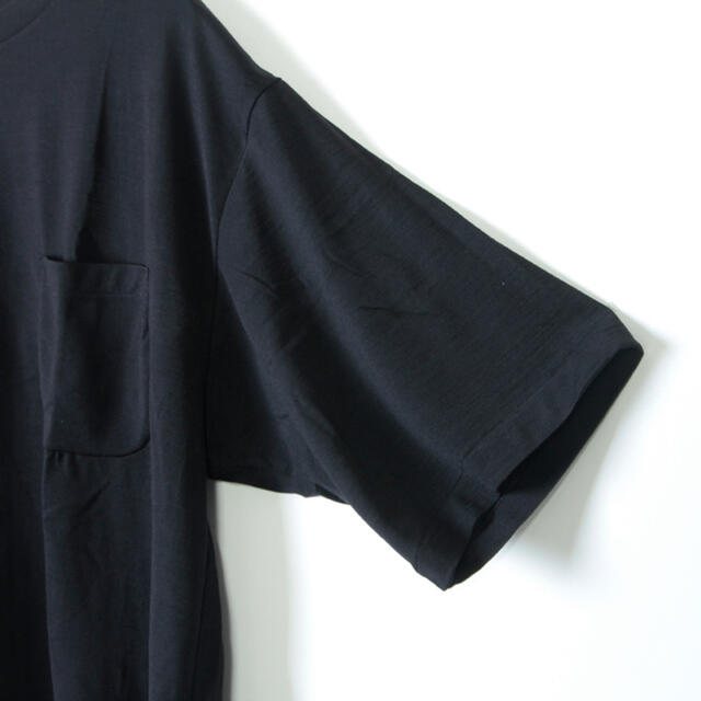 COMOLI(コモリ)のCOMOLI コモリ ウール天竺半袖クルー ネイビー サイズ1 20SS メンズのトップス(Tシャツ/カットソー(半袖/袖なし))の商品写真