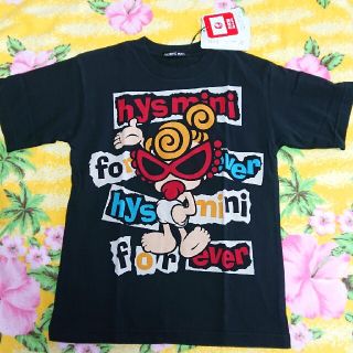 ヒステリックミニ(HYSTERIC MINI)のヒスミニ♥新品タグ付き♥Ꭲシャツ♥黒♥120cm(Tシャツ/カットソー)