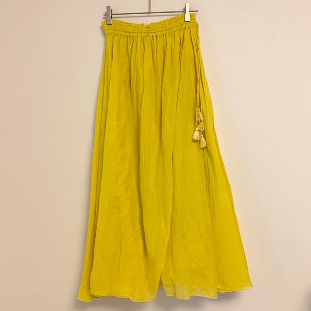 Demi-Luxe BEAMS(デミルクスビームス)のヌキテパ　コットンスカート レディースのスカート(ロングスカート)の商品写真