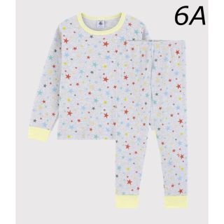 プチバトー(PETIT BATEAU)の新品未使用  プチバトー  長袖  パジャマ  6ans(パジャマ)