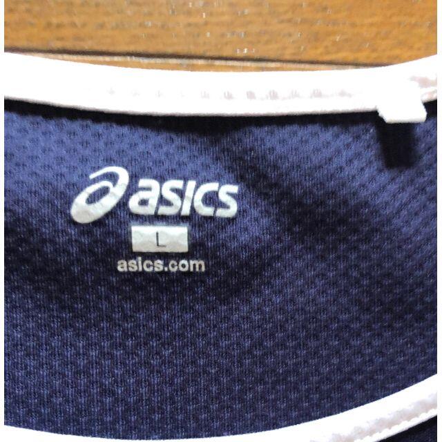 asics(アシックス)のasics　Tシャツ　サイズＬ スポーツ/アウトドアのトレーニング/エクササイズ(ウォーキング)の商品写真