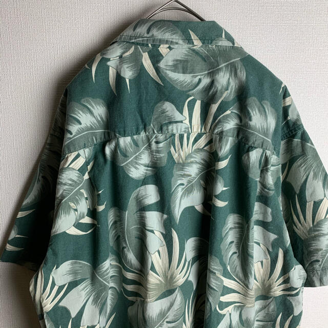 US ビンテージ  総柄 柄シャツ 半袖 アロハ シャツ 2XL レトロ