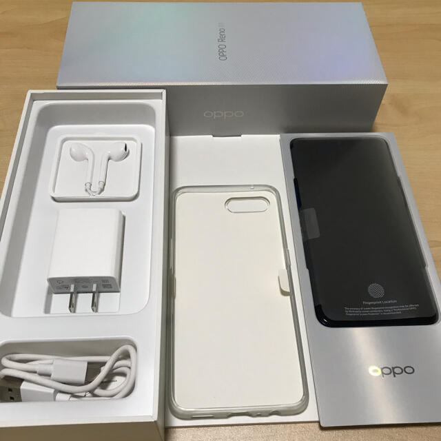 OPPO(オッポ)のOppo Reno A BLUE 64G スマホ/家電/カメラのスマートフォン/携帯電話(スマートフォン本体)の商品写真