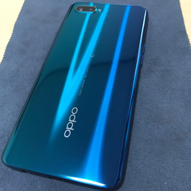 OPPO(オッポ)のOppo Reno A BLUE 64G スマホ/家電/カメラのスマートフォン/携帯電話(スマートフォン本体)の商品写真