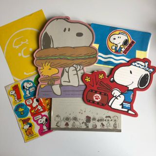 スヌーピー(SNOOPY)の【スヌーピー】レターセット(カード/レター/ラッピング)