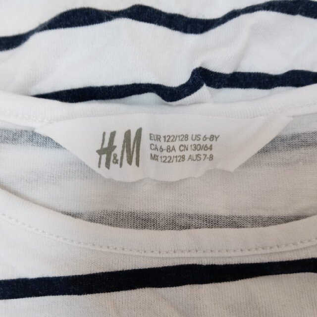 H&M(エイチアンドエム)のH&M　長袖ﾜﾝﾋﾟｰｽ  122/128 キッズ/ベビー/マタニティのキッズ服女の子用(90cm~)(ワンピース)の商品写真