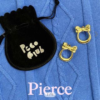 ペコクラブ(PECO CLUB)のモモ様専用　PECO CLUB ペコクラブ　リボンフープピアス(ピアス)