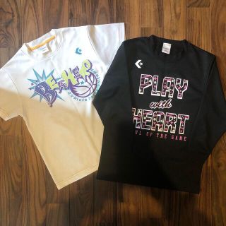 コンバース(CONVERSE)のコンバース バスケ Tシャツ ロンT 140 2枚 まとめ(バスケットボール)