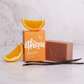 コスメキッチン(Cosme Kitchen)のethique 新品未使用 エティーク ボディウォッシュバー オレンジ＆バニラ(ボディソープ/石鹸)