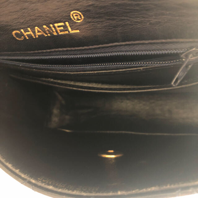 CHANEL(シャネル)の希少CHANELミニマトラッセヴィンテージシャネル黒ブラックチェーンバッグ本物 レディースのバッグ(ショルダーバッグ)の商品写真