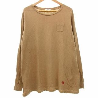 アンダーカバー(UNDERCOVER)のUNDERCOVER ロングカットソー 長袖 ミニポケット 1 ベージュ(Tシャツ/カットソー(七分/長袖))