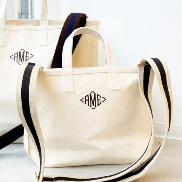 【AMERICANA/アメリカーナ】AME Tote Bag(L)ブラウンロゴ