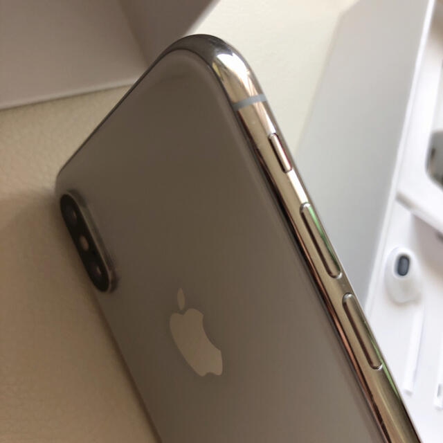 Apple シルバーの通販 by ブラックデビル's shop｜アップルならラクマ - iPhonex 256g 新品日本製