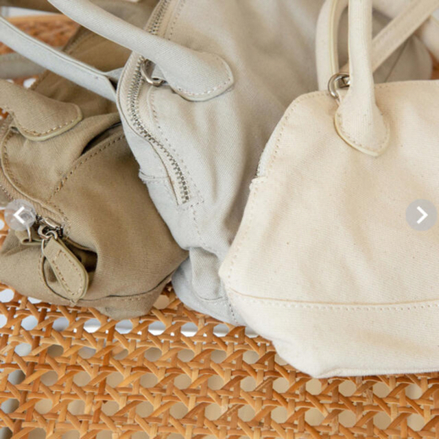 SeaRoomlynn(シールームリン)のSeaRoomlynn🐚CANVAS ROUND MINI BAG カーキ レディースのバッグ(ショルダーバッグ)の商品写真