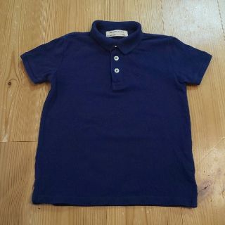 ザラキッズ(ZARA KIDS)のZARA ポロシャツ キッズ ネイビー 116cm(Tシャツ/カットソー)