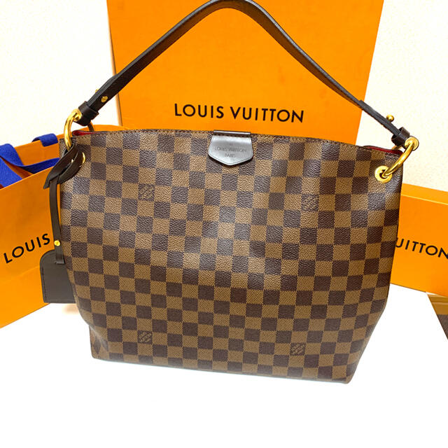 LOUIS VUITTON(ルイヴィトン)のルイヴィトン  グレースフルPMトートバックダミエ レディースのバッグ(トートバッグ)の商品写真