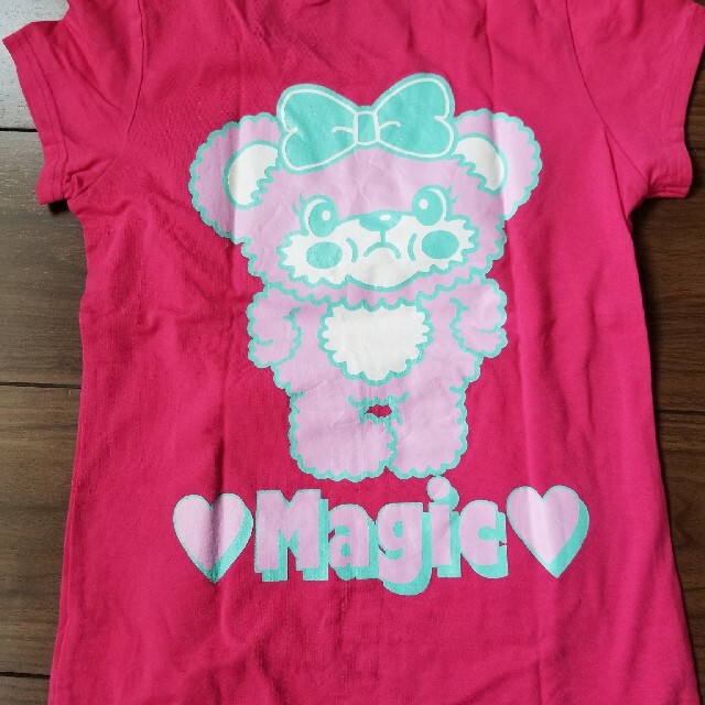 EARTHMAGIC - アースマジック前後ろプリントTシャツ140の通販 by