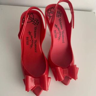 ヴィヴィアンウエストウッド(Vivienne Westwood)のヴィヴィアン x メリッサ　リボン(ハイヒール/パンプス)