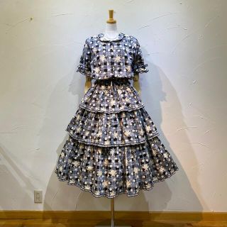 KANEKO ISAO - カネコイサオ すずらん花束のブラウスとスカートのセット ピンクハウス系の通販 by つきうさぎ's shop