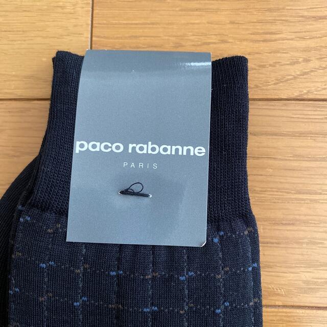 paco rabanne(パコラバンヌ)の新品☆paco rabanne  紳士　靴下　25-26㎝ メンズのレッグウェア(ソックス)の商品写真