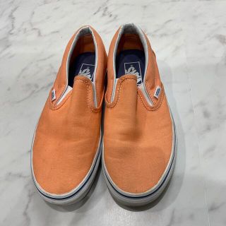 ヴァンズ(VANS)のバンズ　スリッポン　24cm オレンジ(スニーカー)