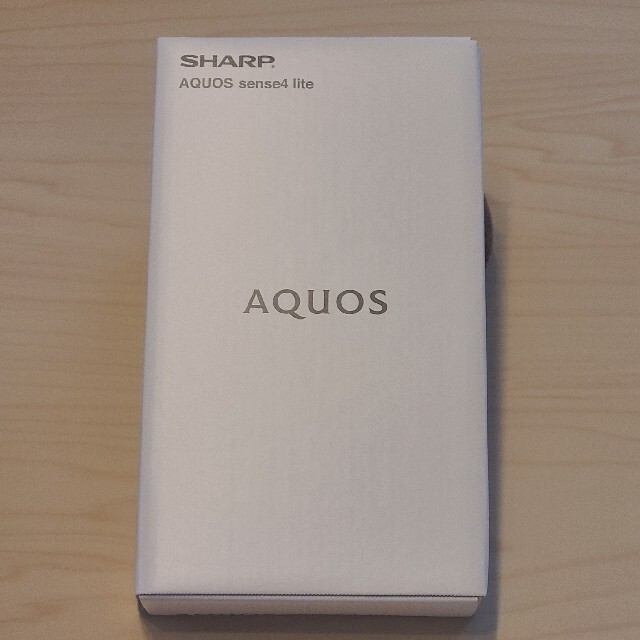 SHARP AQUOS sense4 lite SH-RM15ブラック本体未開封