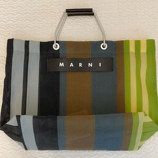 マルニ(Marni)の美品　MARNI MARKET ポリアミド製ショッピングバッグ (トートバッグ)