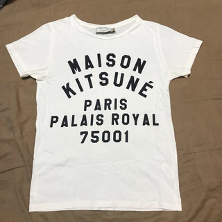 メゾンキツネ(MAISON KITSUNE')のMAISON KITSUNE Tシャツ　定番　XS(Tシャツ(半袖/袖なし))
