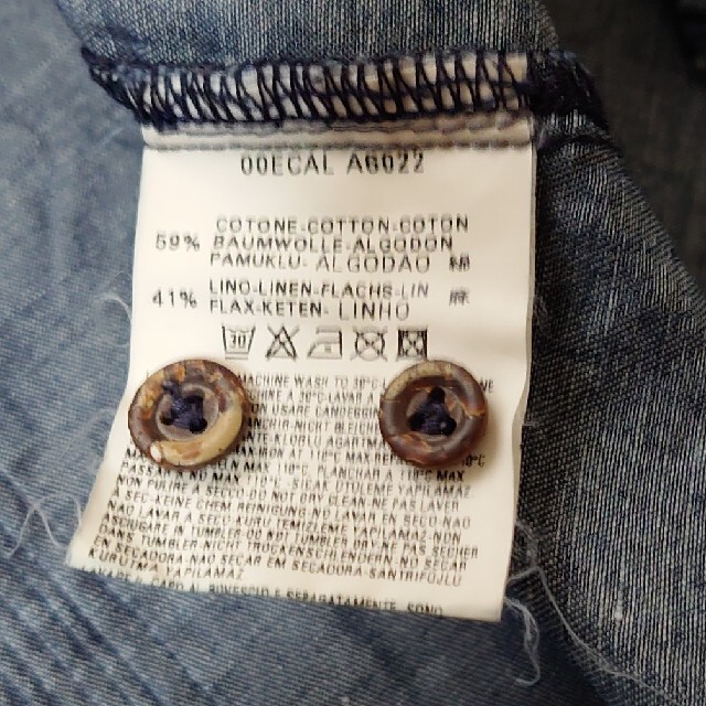 DIESEL(ディーゼル)のディーゼル　デニム風ドレスシャツ メンズのトップス(シャツ)の商品写真