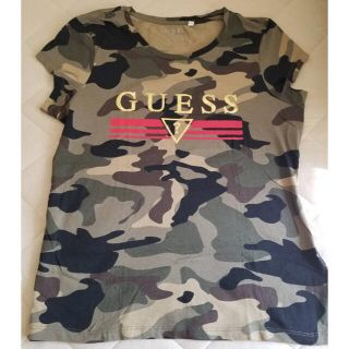 ゲス(GUESS)のNTY様　GUESS ミリタリー Tシャツ ゲス 迷彩 カモフラ(Tシャツ(半袖/袖なし))