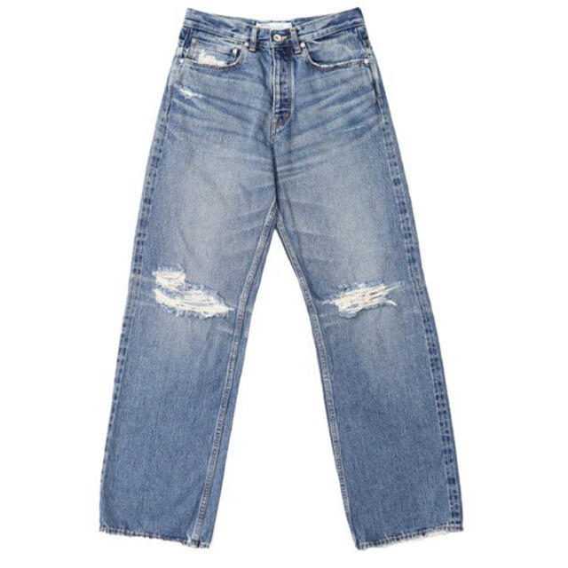 DAIRIKU "Damage Straight Denim Pants" 27