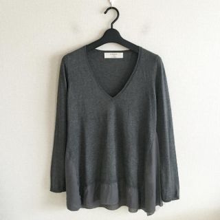 ザラ(ZARA)のZARA♡ゆったりVネック(カットソー(長袖/七分))