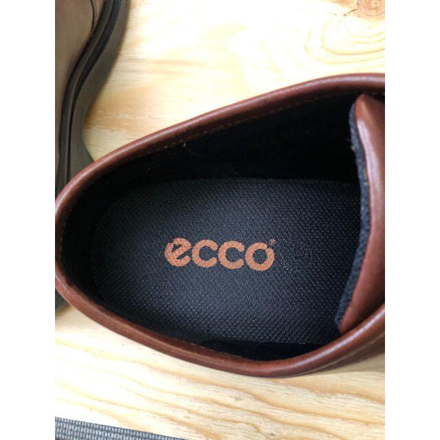 ECHO(エコー)の【中古】ecco GORE-TEX革靴 ブラウン 25.5 EEE メンズの靴/シューズ(ドレス/ビジネス)の商品写真