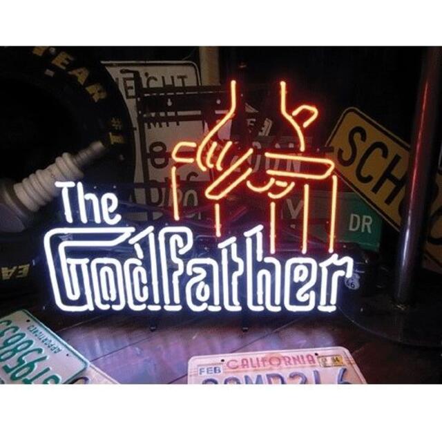 ネオンサイン ゴッドファーザー 看板 God father 映画 ネオンサイン ゴッドファーザー 看板 God father 映画