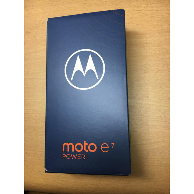 Motorola(モトローラ)のモトローラ moto e7 power タヒチブルー SIMフリー 新品 スマホ/家電/カメラのスマートフォン/携帯電話(携帯電話本体)の商品写真