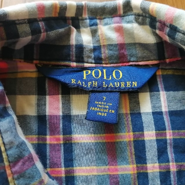 POLO RALPH LAUREN(ポロラルフローレン)の【美品】POLO ラルフローレン ワンピース  7サイズ130cm キッズ/ベビー/マタニティのキッズ服女の子用(90cm~)(ワンピース)の商品写真