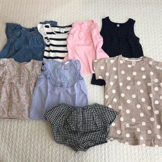 ベビーギャップ(babyGAP)の女の子服　まとめ売り　80サイズ(シャツ/カットソー)