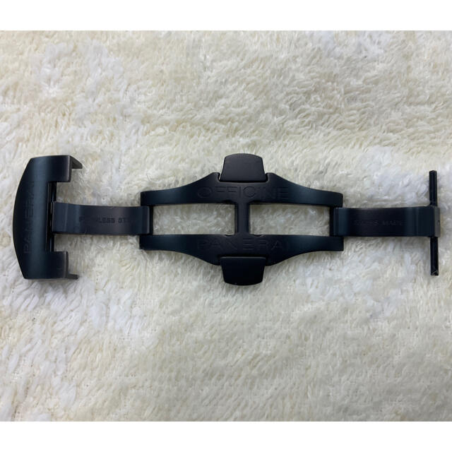 Dバックル ブラック メンズ腕時計ベルト用 留め金 【中古