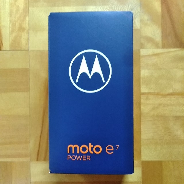 【開封済(T-T)】モトローラ moto e7 powerタヒチブルー