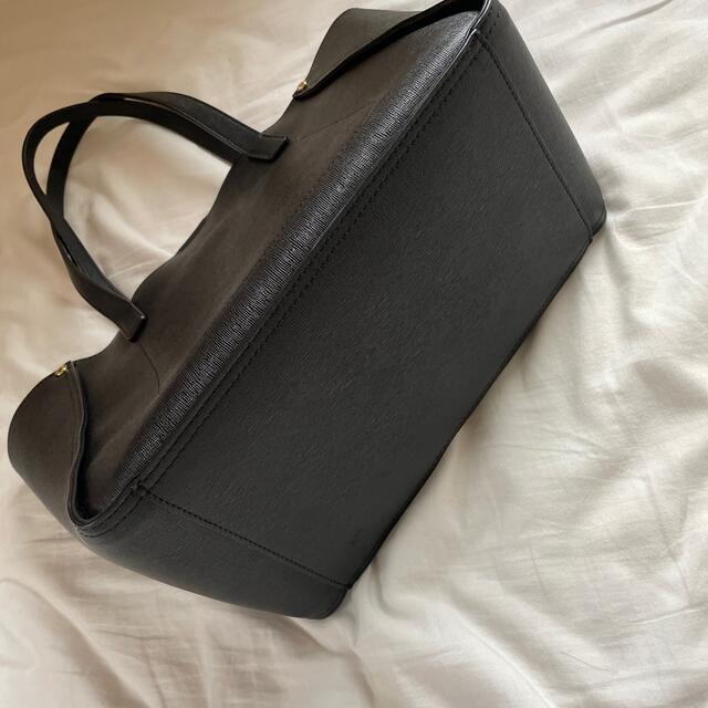 INDEX(インデックス)のトートバッグ　革　ブラック レディースのバッグ(トートバッグ)の商品写真