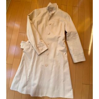 クレージュ(Courreges)のクレージュ　ベージュ　スプリングコート　M(スプリングコート)