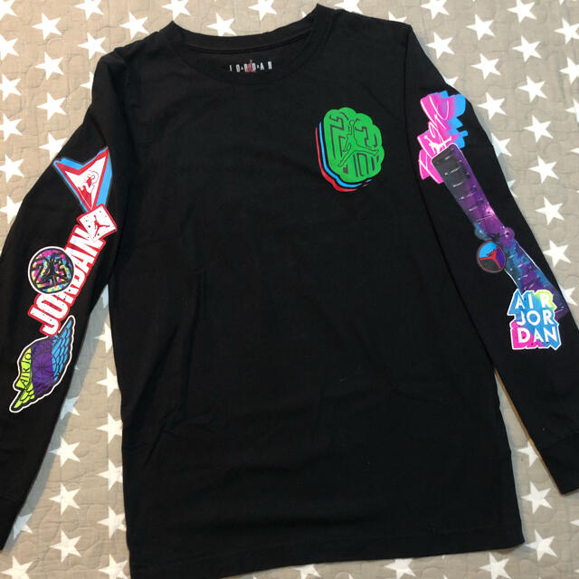 NIKE(ナイキ)のゆーゆサマNike AIRJORDAN  L／Tee ジュニアＬサイズ キッズ/ベビー/マタニティのキッズ服男の子用(90cm~)(Tシャツ/カットソー)の商品写真