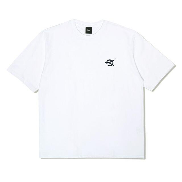 OY(オーワイ) BASIC METAL LOGO Tシャツ ホワイト