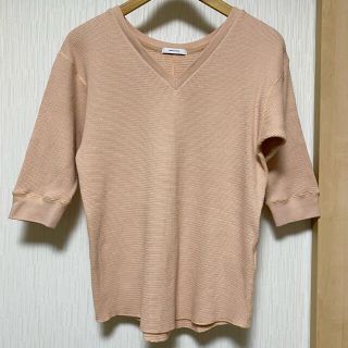 ジャーナルスタンダード(JOURNAL STANDARD)のジャーナルスタンダード　ゆったりカットソー　ピンクベージュ(カットソー(長袖/七分))