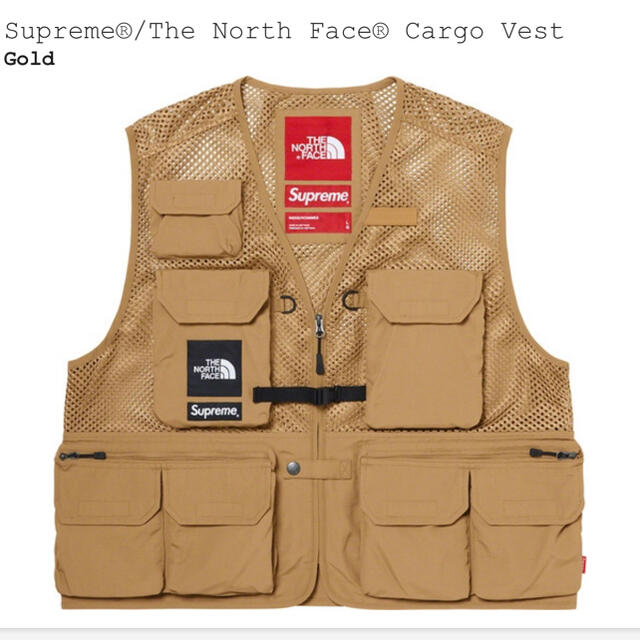 Supreme(シュプリーム)のSupreme The North Face Cargo Vest Gold メンズのトップス(ベスト)の商品写真