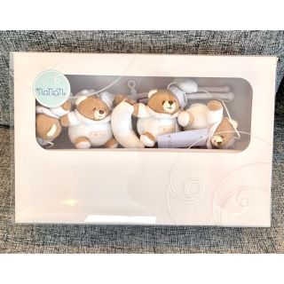 新品未使用　nanan ベッドメリー（TATO）ホワイト(オルゴールメリー/モービル)